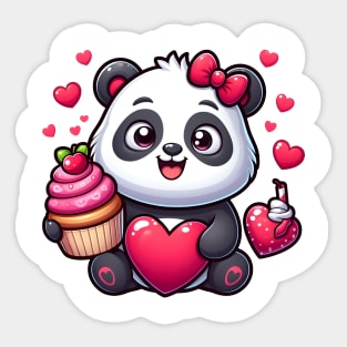Valentine's Cartoon Delights T-Shirt Sticker